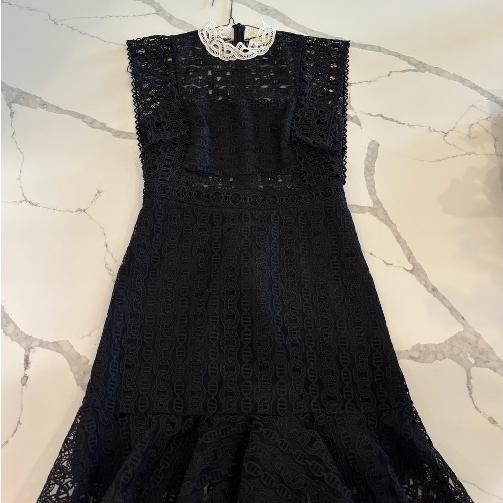 Elegant Black Lace Dress